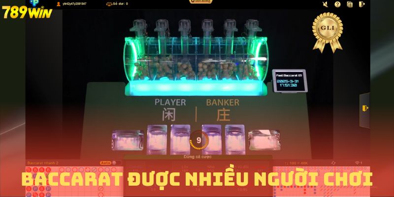 Chơi game baccarat thắng lớn trên sảnh casino