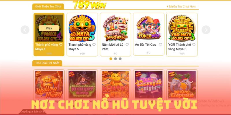 Khái quát về hình thức slot 789WIN
